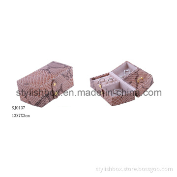 Portable Snake PU Jewelry Box for Travel (SJ0137)